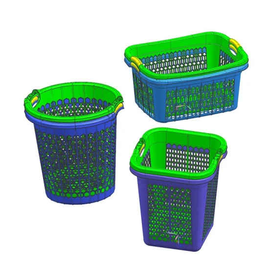 プラスチック商品バスケット金型家庭用収納ボックス成形を含むバスケット射出成形金型